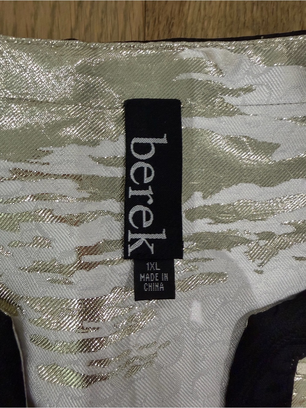Berek Floral Brushstroke Open-Front Jacket | Size 1XL - Picture 3 of 14